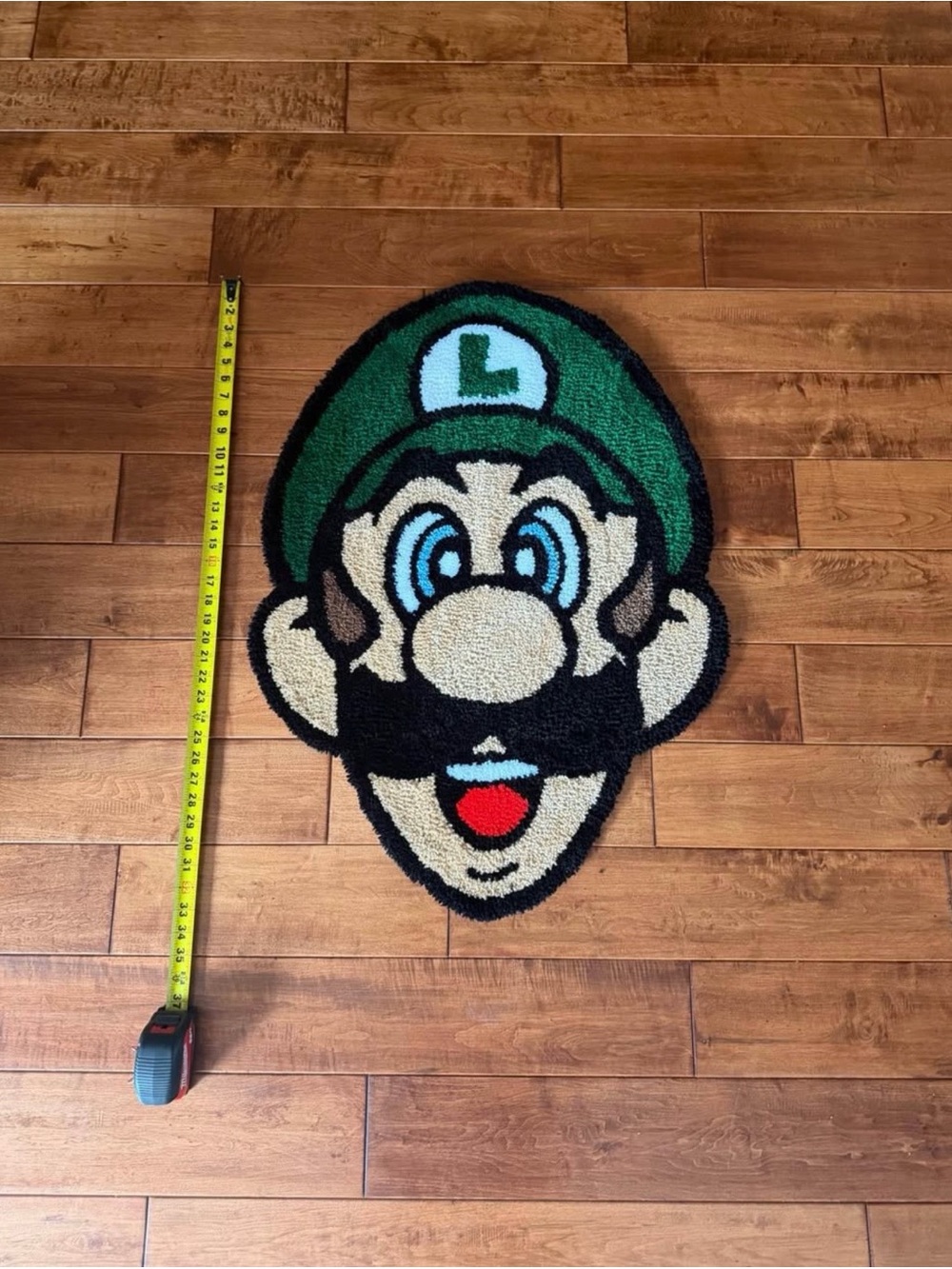 Luigi Character Green Accent Rug - Home Accents